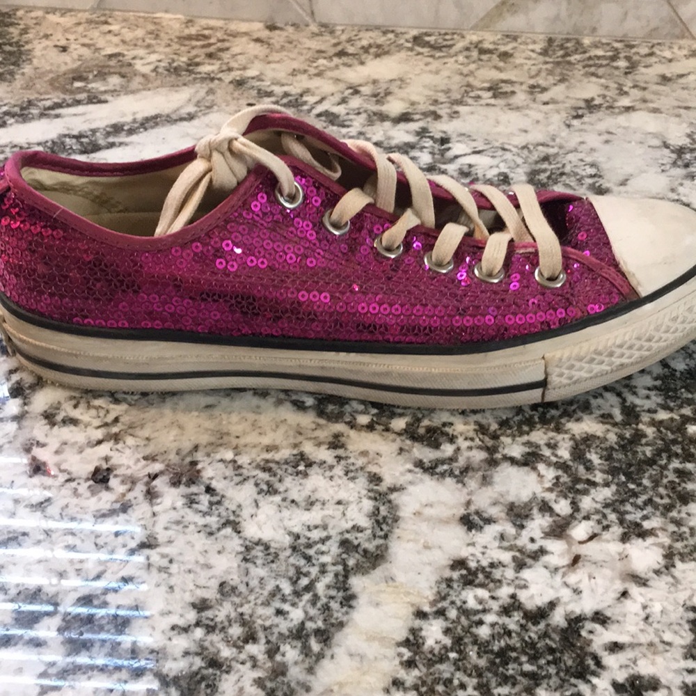 Sequin converse